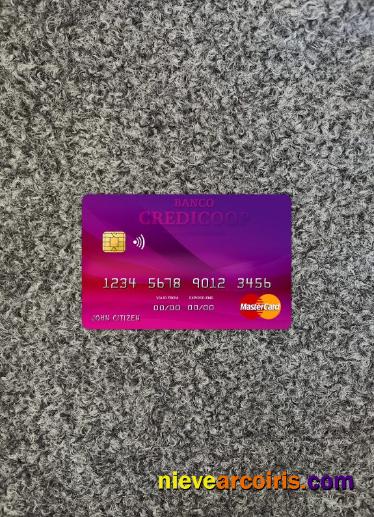 Argentina bank Credicoop mastercard photolook